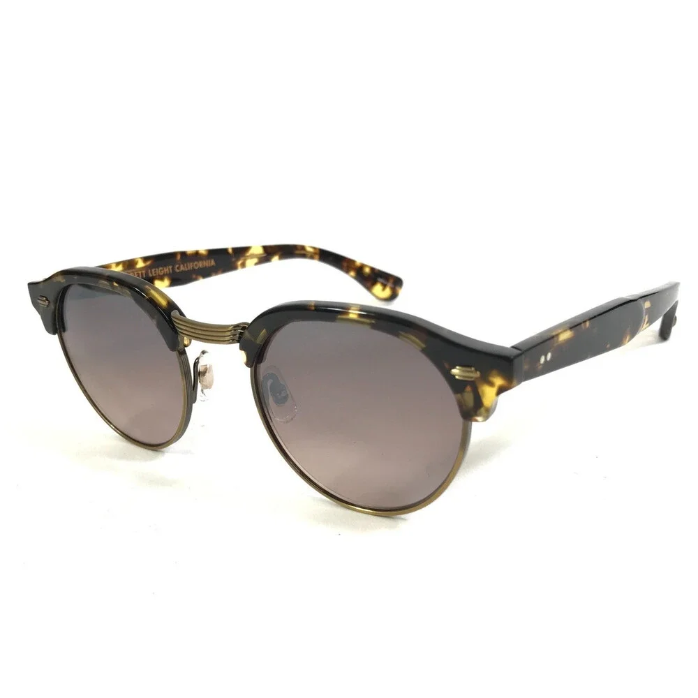 Garrett Leight Sunglasses OAKWOOD TUT-BG Tortoise Gold w/ Brown Gradient Lenses